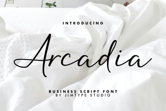 Arcadia: A Script Font That Brings Modern Elegance to Your Brand