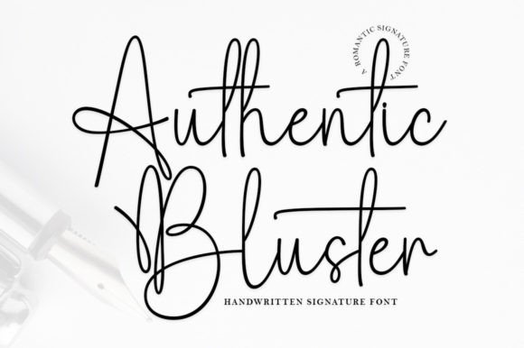 Authentic Bluster: A Script Font for Real Connection