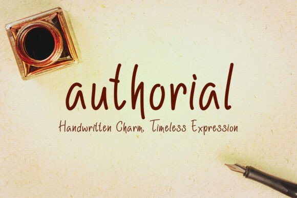 Authorial: The Handwritten Font with a Professional Polish
