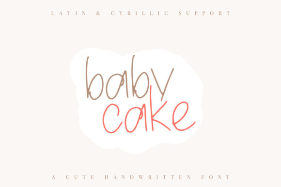 Baby Cake: A Script Font That Brings Sweetness and Style