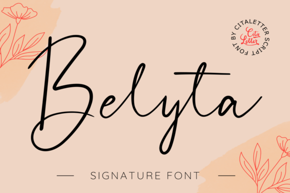 Belyta: The Relaxed Handwritten Font That Adds Instant Romance