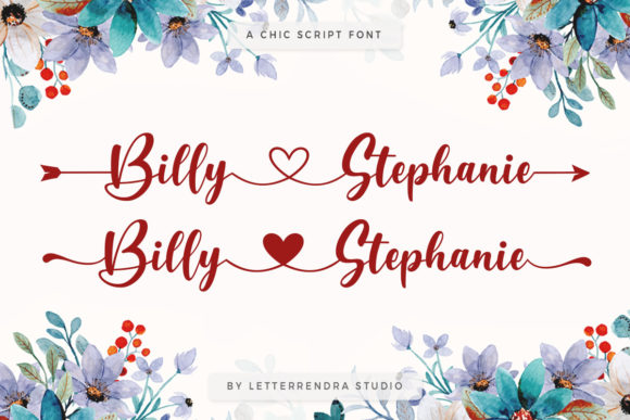 Billy Stephanie: A Creative Font for Modern Branding