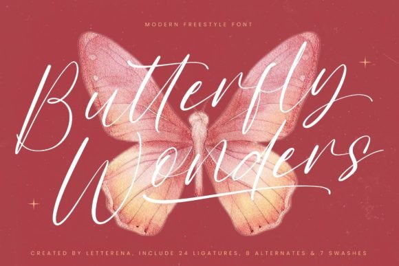 Butterfly Wonders: A Modern Script for Elegant Projects