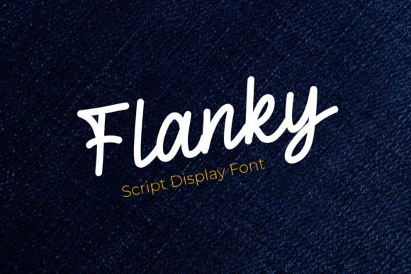 Flanky: Where Script Elegance Meets Modern Design