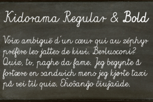 Kidorama: A Handwritten Font Rooted in Learning