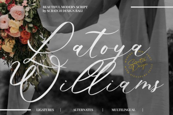 Latoya Williams: The Modern Calligraphy Script for Elegant Design