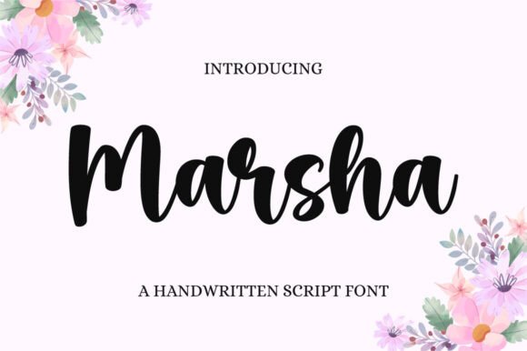Marsha: A Script Font That Brings Refined Elegance to Every Design