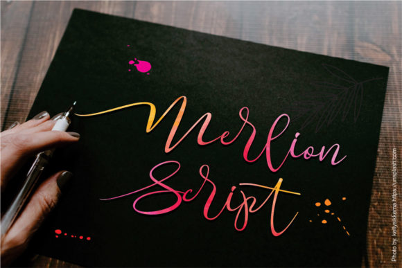 Merlion: The Elegant Script Font for Timeless Design