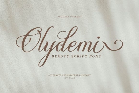 Olydemi: A Modern Script for Authentic Branding