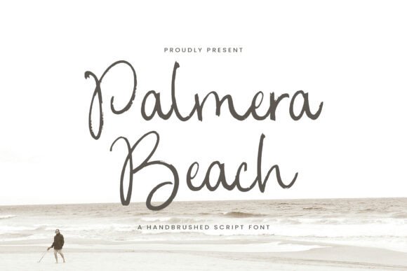 Palmera Beach: A Hand-Brushed Script Font for Relaxed, Coastal Vibes