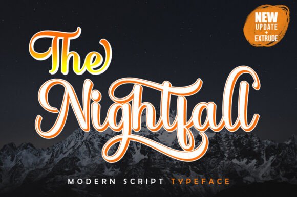 The Nightfall Font: Balancing Vintage Charm and Modern Strength