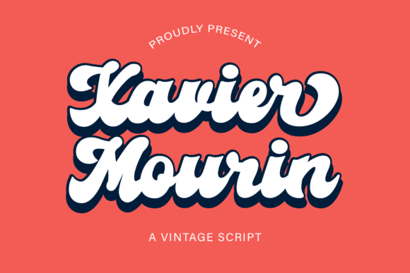 Xavier Mourin: The Vintage Display Font with Modern Appeal