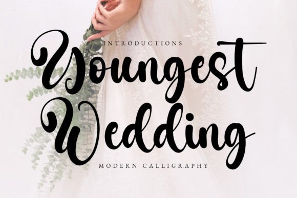 Youngest Wedding: Crafting Visual Elegance with a Modern Script